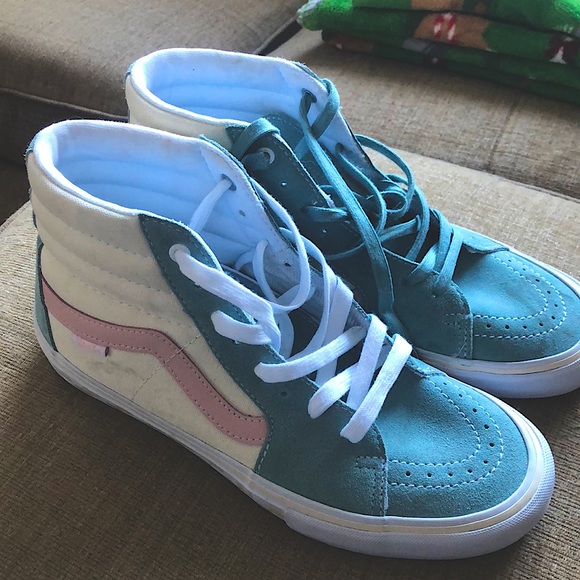 vans pastel high tops